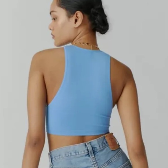 NWT* UO out from under violetta seamless cutout bra top blue - Picture 4 of 8